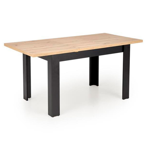 Стол обеденный Glide, раскладной, дуб артизан / черный - фото 4