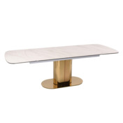 Фотография товара Стол обеденный раскладной Wind, белая керамика от компании ChiedoCover.