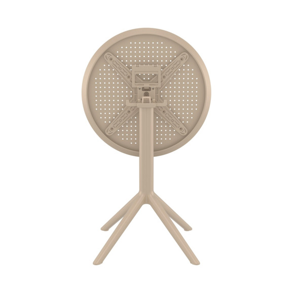 Стол складной Sky Folding Table, круглый d600 мм, бежевый - фото 4