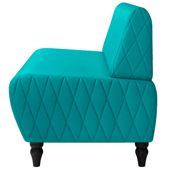 Диван Лотик, экокожа, бирюзовый - фото 4