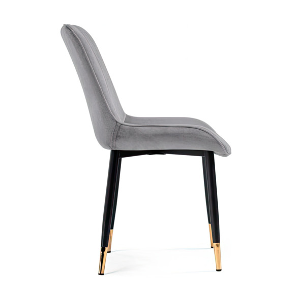 Стул Seda 1 dark gray / gold / black - фото 3