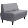 Диван Лотик, экокожа, серый