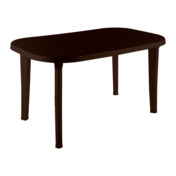 Фотография товара Стол пластиковый Rullo, овальный, шоколад от компании ChiedoCover.