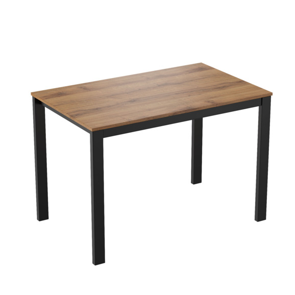 Стол Тион-3, черный, дуб коньяк - фото 1