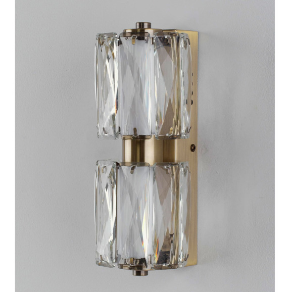 Светильник настенный светодиодный Пьер Призмик, латунь - фото 3