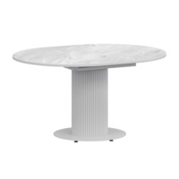 Фотография Стол раздвижной Амор 1000+300, лавант, белый муар от производителя ChiedoCover, картинка продукции, реальное фото товара Настоящее фото товара Стол раздвижной Амор 1000+300, лавант, белый муар, произведённого компанией ChiedoCover