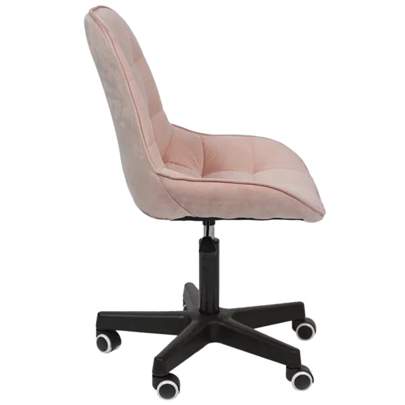 Стул Мускус, пластик, велюр, розовый, черный - фото 3