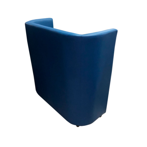 Диван Волна с высокой спинкой двухместный, синий Диван Волна с высокой спинкой двухместный, синий - фото 3