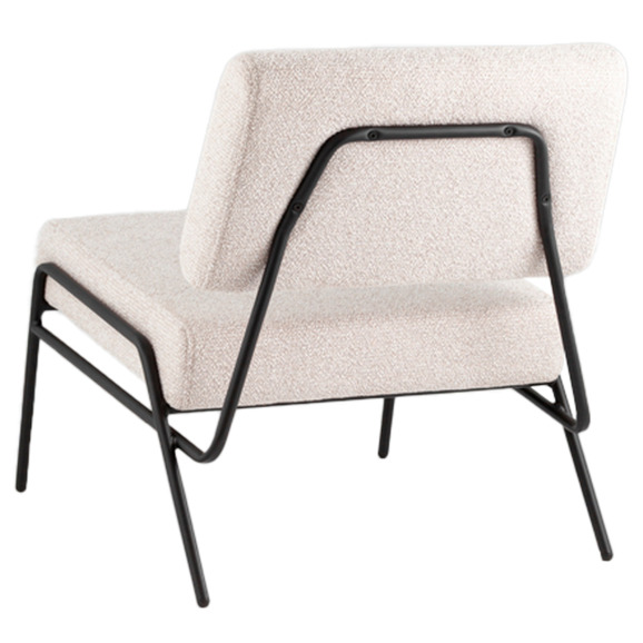 Кресло Теллинг шенилл серо-бежевый - фото 4