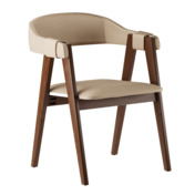 Фотография товара Полукресло Dolche, велюр Furla 230, ножки бук, морилка старинный орех от компании ChiedoCover.