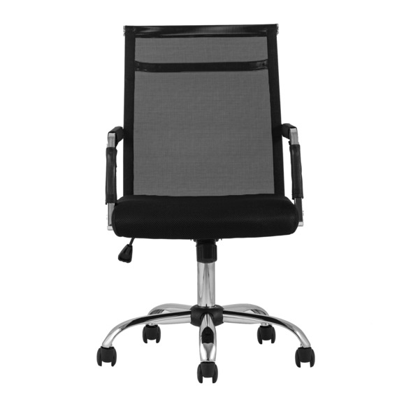Кресло офисное TopChairs Clerk черное - фото 3