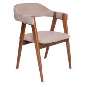 Фотография товара Полукресло Дольче, велюр Велютто 04, каркас орех от компании ChiedoCover.