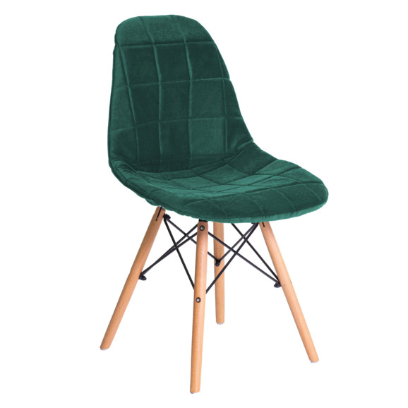 Чехол Е04 на стул Eames, зеленый - фото 1