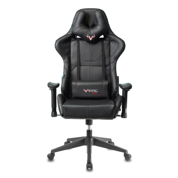 Кресло игровое VIKING 5 AERO BLACK EDITION искусственная кожа - фото 3