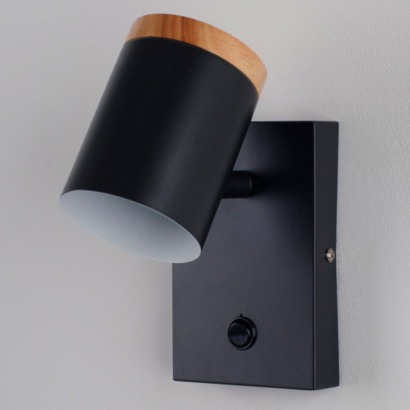 Светильник настенный Рик Ашесвуд, чёрный - фото 6