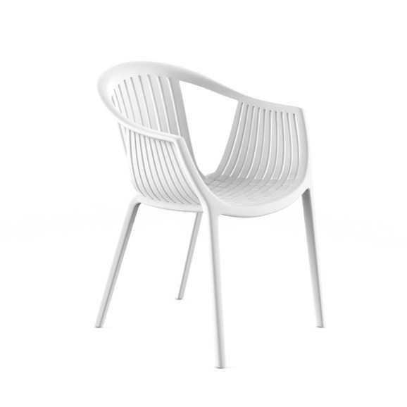 Стул пластиковый Эскалейт, белый Стул пластиковый Эскалейт, белый - фото 1
