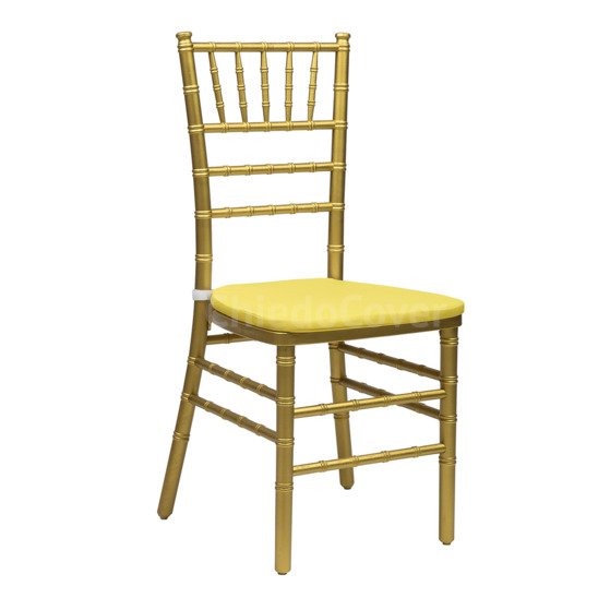 Подушка 01 для стула Кьявари, 2см, желтая - фото 1
