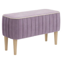 Настоящее фото товара Банкетка Nootropic, сиреневый, произведённого компанией ChiedoCover