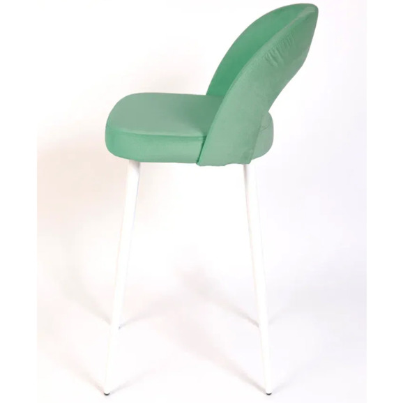 Стул Пиннате, барный, светло-зеленый, белый, велюр - фото 5