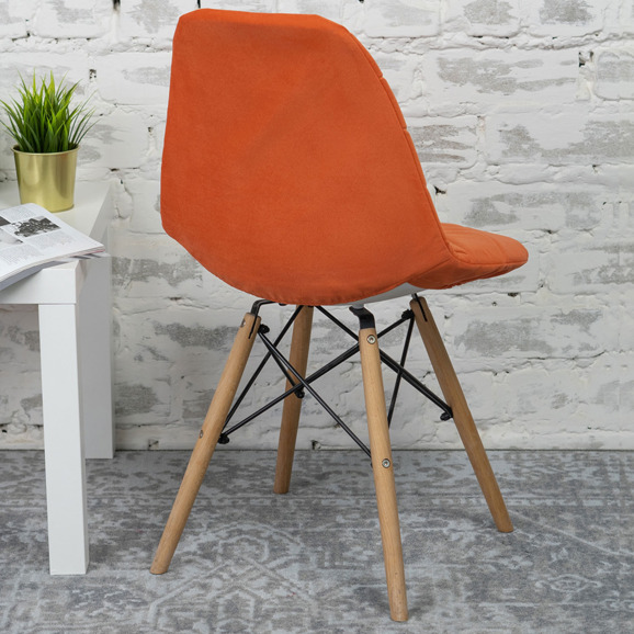 Чехол Е03 на стул Eames, оранжевый - фото 8