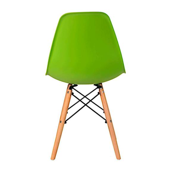 Стул пластиковый Eames, фисташковый, каркас бук - фото 3