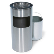 Фотография товара Урна для мусора Стокгольм, сталь матовая от компании ChiedoCover.