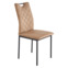 Настоящее фото товара Стул кухонный Aero, бежевый, черный, произведённого компанией ChiedoCover