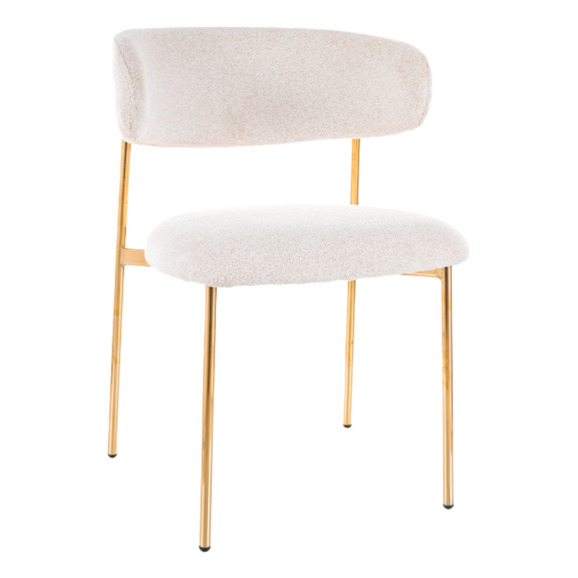 Стул кухонный Rotation, светло-бежевый, золотой Стул кухонный Rotation, светло-бежевый, золотой - фото 1