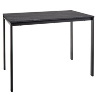 Фотография Стол обеденный Reservoir, эффект черного мрамора, черный от производителя ChiedoCover, картинка продукции, реальное фото товара Настоящее фото товара Стол обеденный Reservoir, эффект черного мрамора, черный, произведённого компанией ChiedoCover