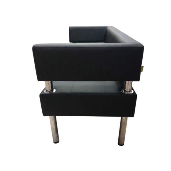 Диван Сантур трехместный, черный - фото 4