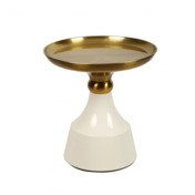 Фотография товара Стол журнальный Amur, белый, золото от компании ChiedoCover.