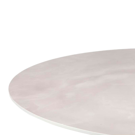 Керамический стол Нэнси 110 onyx bianco soft satin / золото - фото 5