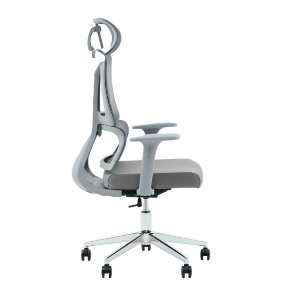 Кресло офисное TopChairs Forward серый - фото 6