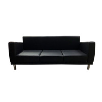 Фотография товара Диван Таура Люкс трехместный, черный от компании ChiedoCover.