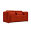 Настоящее фото товара Диван Марлон 131x95x80 см, терракотовый велюр, произведённого компанией ChiedoCover