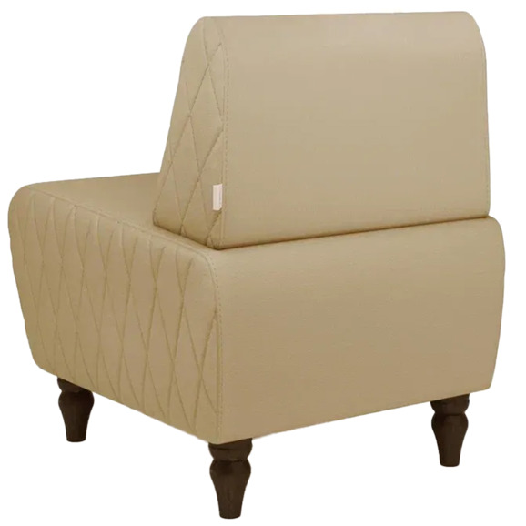 Кресло Лотик экокожа, санд - фото 3