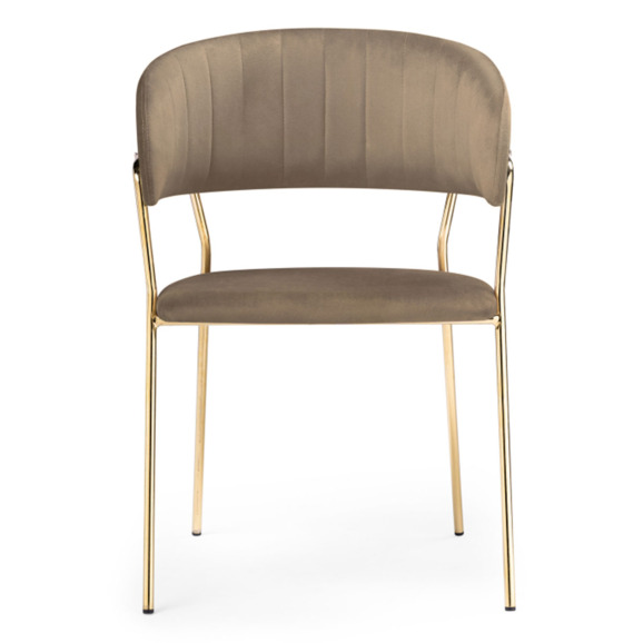 Стул Kamelia cappuccino / gold - фото 2