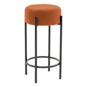 Фотография Стул барный Беккет букле терракотовый Фотография товара Стул барный Беккет букле терракотовый от компании ChiedoCover.