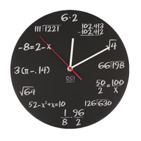 Настоящее фото товара Часы настенные Математика, произведённого компанией ChiedoCover