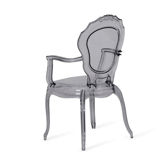 Кресло Gentry, серый с подлокотниками - фото 4