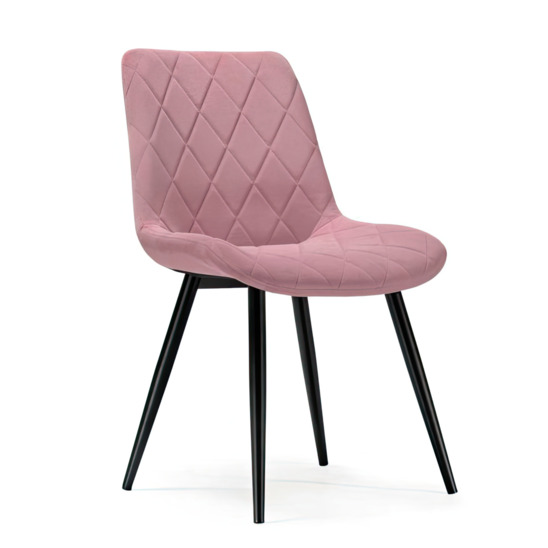 Стул Fox black / light purple - фото 1