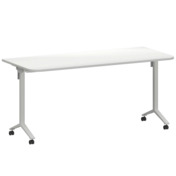 Фотография товара Стол мобильный складной радиусный, белый, 22 мм, 160*70 от компании ChiedoCover.