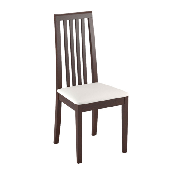 Стул Орион РН, венге, экокожа белая матовая - фото 1