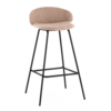 Стул барный Neutra, букле, кофейный