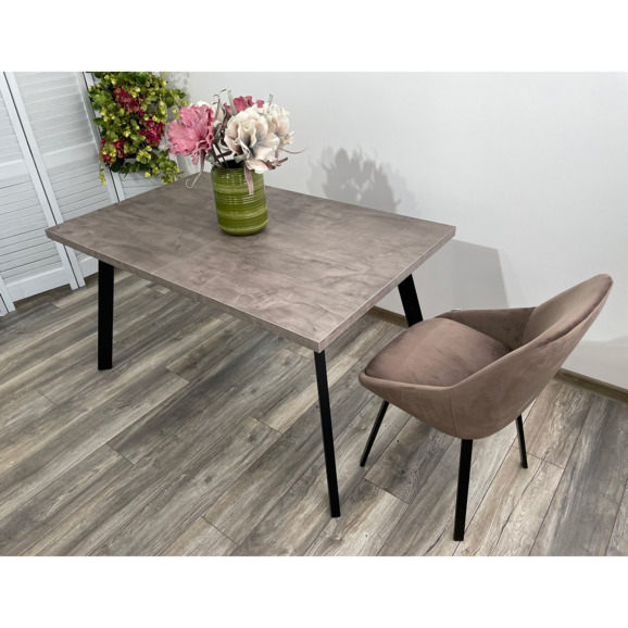 Стол Brick M 120, Оникс/ черный - фото 6