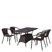 Комплект мебели Мидленд, 2 стула, светло-коричневый