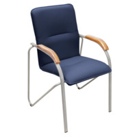 Настоящее фото товара Стул-кресло Самба, синий, произведённого компанией ChiedoCover