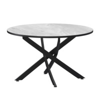 Настоящее фото товара Стол нераздвижной Лид, 900мм, лавант, черный муар, произведённого компанией ChiedoCover