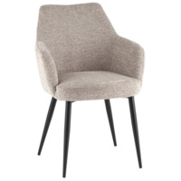 Фотография Стул обеденный Katys, капучино, рогожка от производителя ChiedoCover, картинка продукции, реальное фото товара Настоящее фото товара Стул обеденный Katys, капучино, рогожка, произведённого компанией ChiedoCover