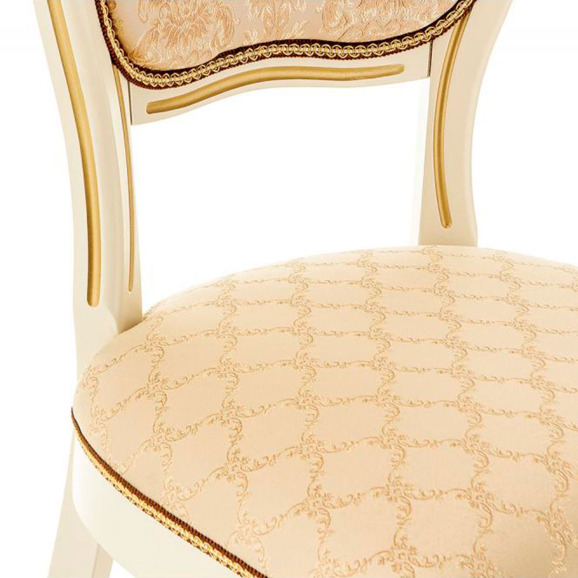 Стул Лауро патина золото / бежевый Стул Лауро патина золото / бежевый - фото 8
